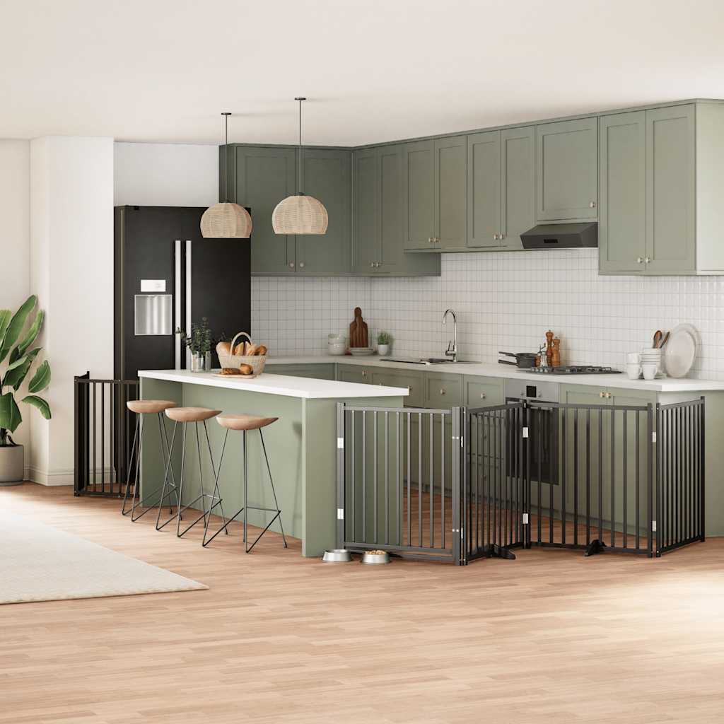 Koiraportti Kokoontaittuva 10 Paneelia 800 Cm Poppelipuu