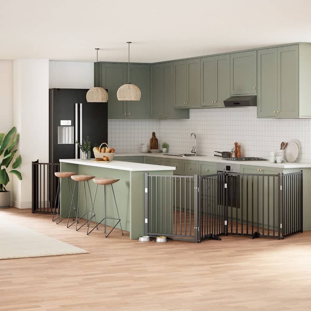 Koiraportti Kokoontaittuva 10 Paneelia 800 Cm Poppelipuu