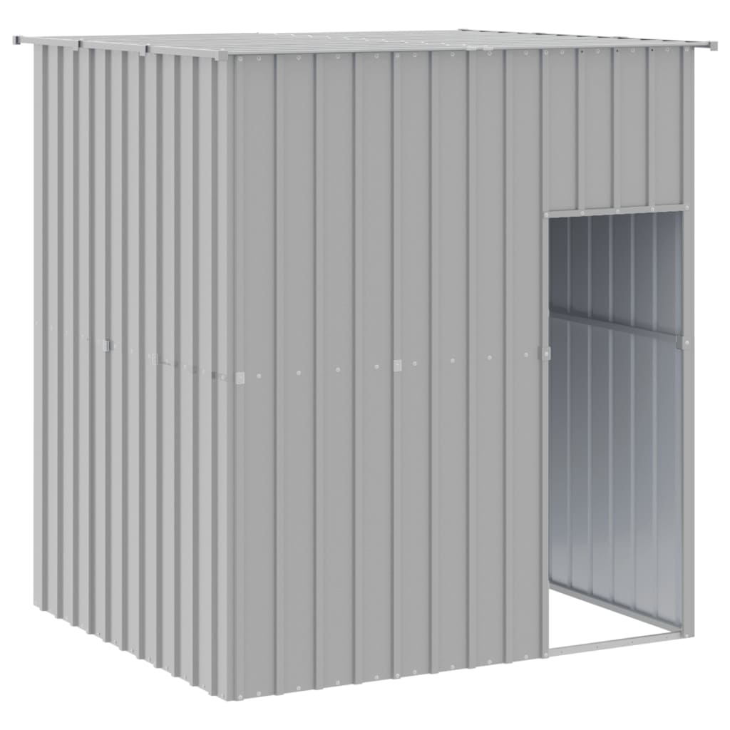 Koirankoppi Katolla Harmaa 165X153X181 Cm Galvanoitu Teräs