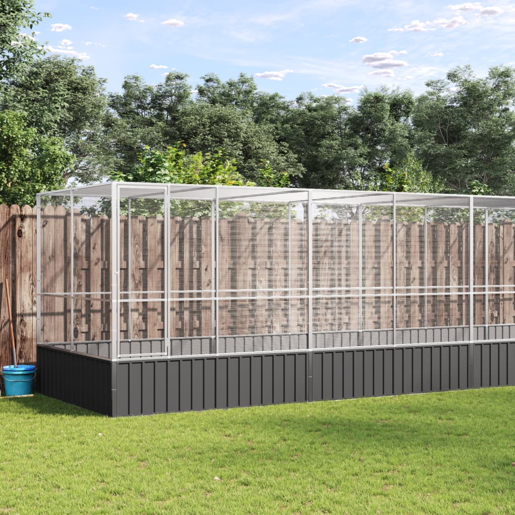 Aviaario Hopea 210,5X107X212 Cm Teräs