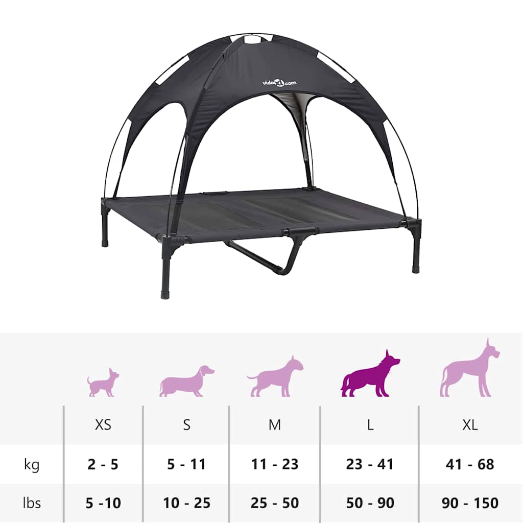 Koiran Peti Musta L Teräs