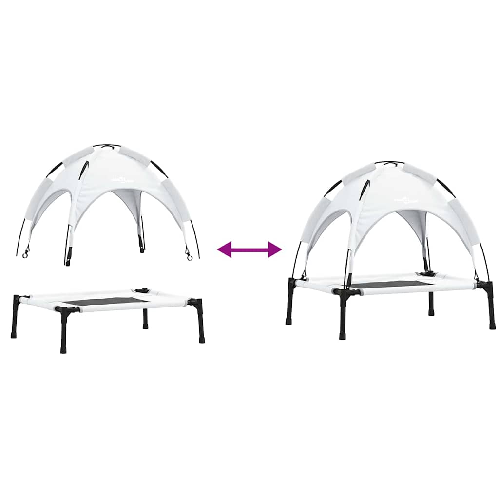 Koiran Peti Hopea Harmaa S Teräs