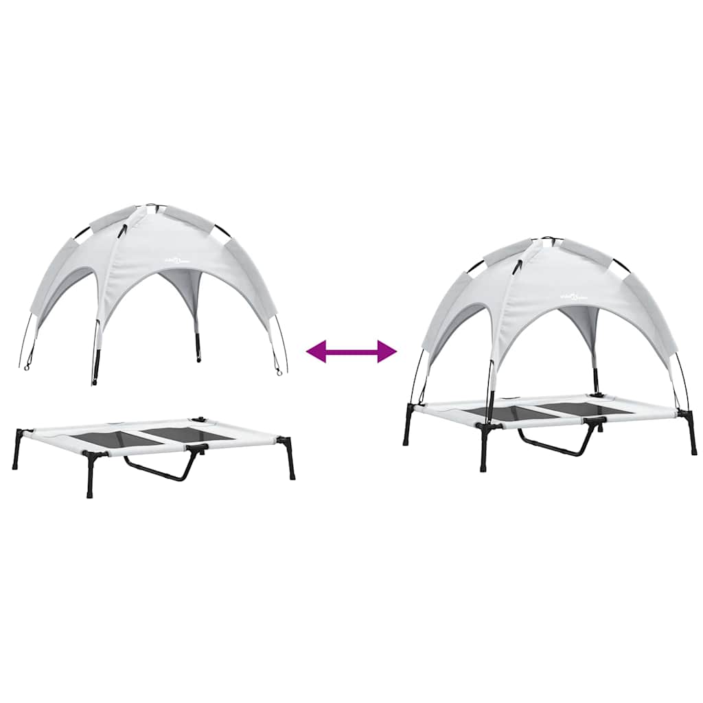 Koiran Peti Harmaa Hopea L Teräs