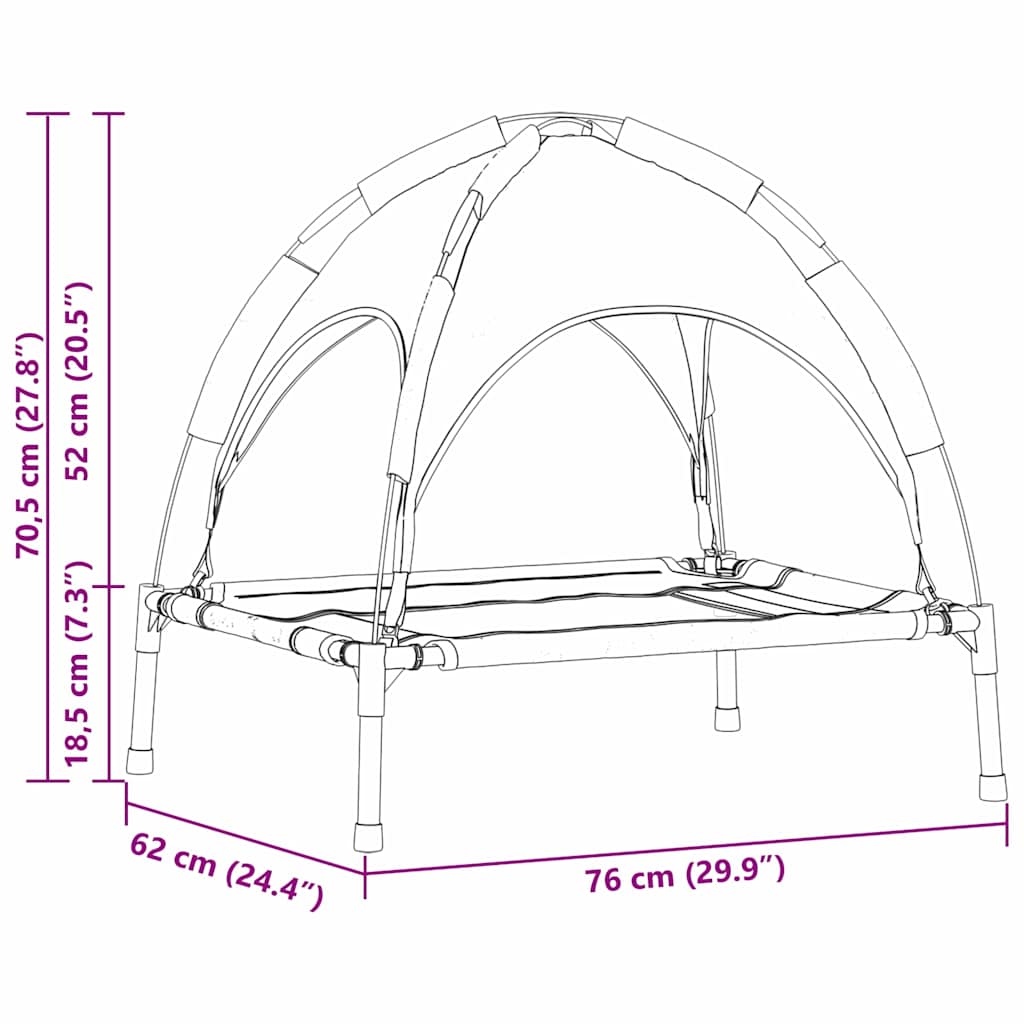 Koiran Peti Laivastonsininen M Teräs