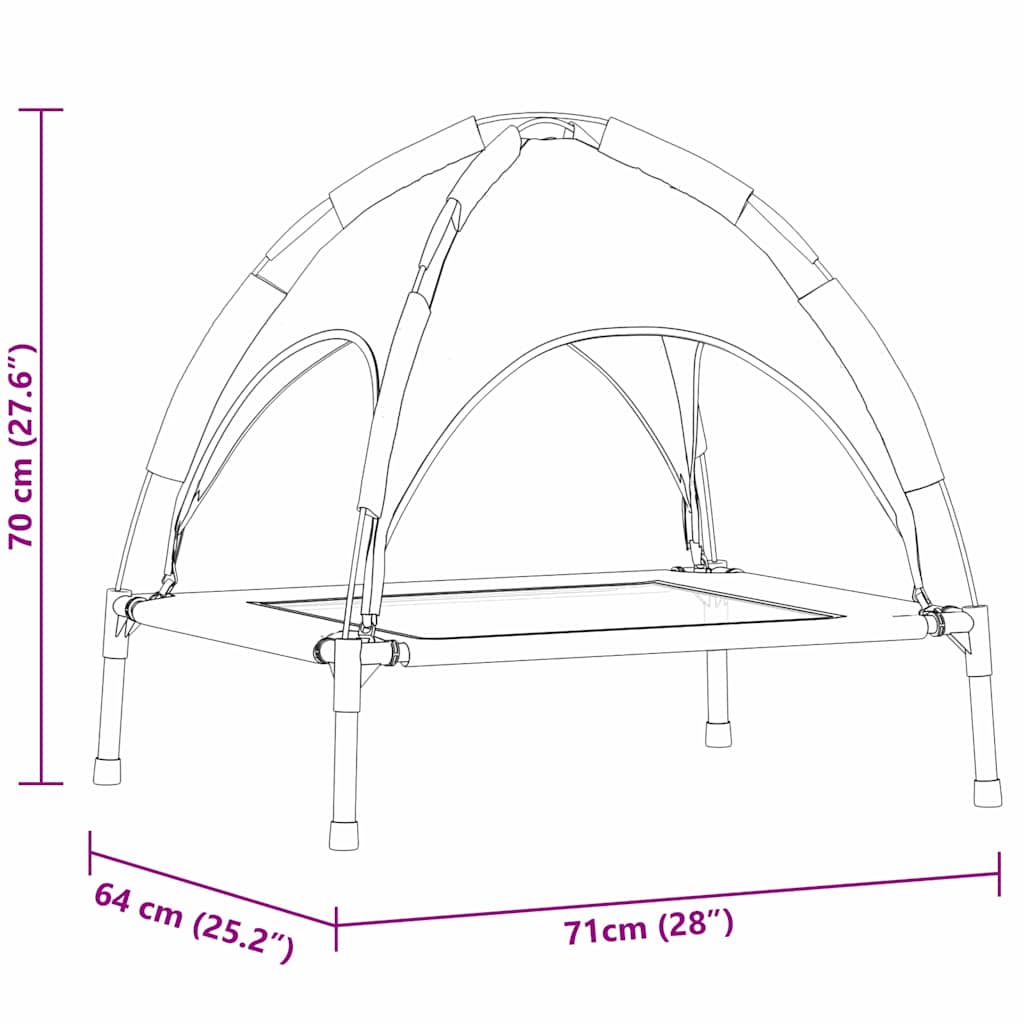 Koiran Peti Musta M Teräs