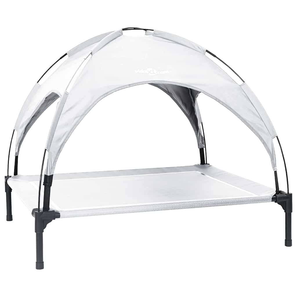 Koiran Peti Hopea Harmaa Xl Teräs