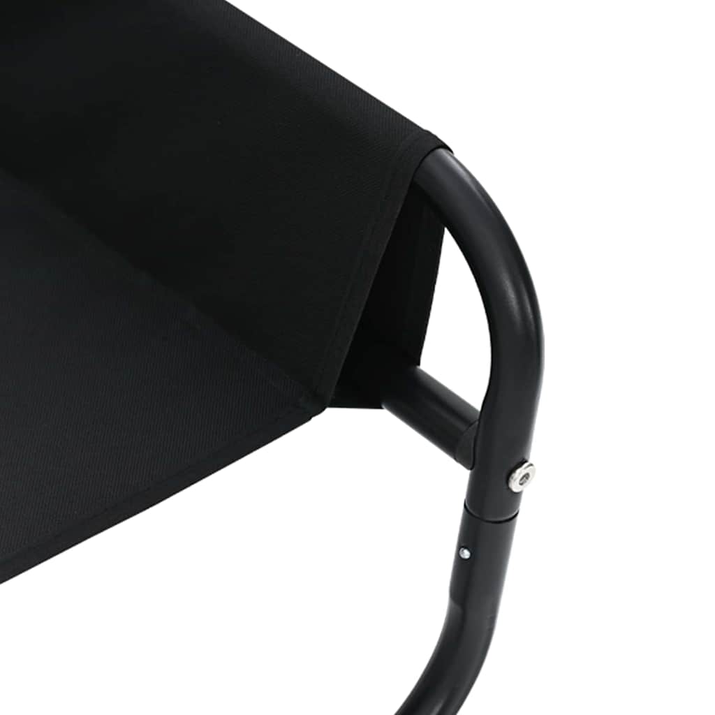 Koiran Peti Musta Ml Oxford-Kangas Ja Teräs