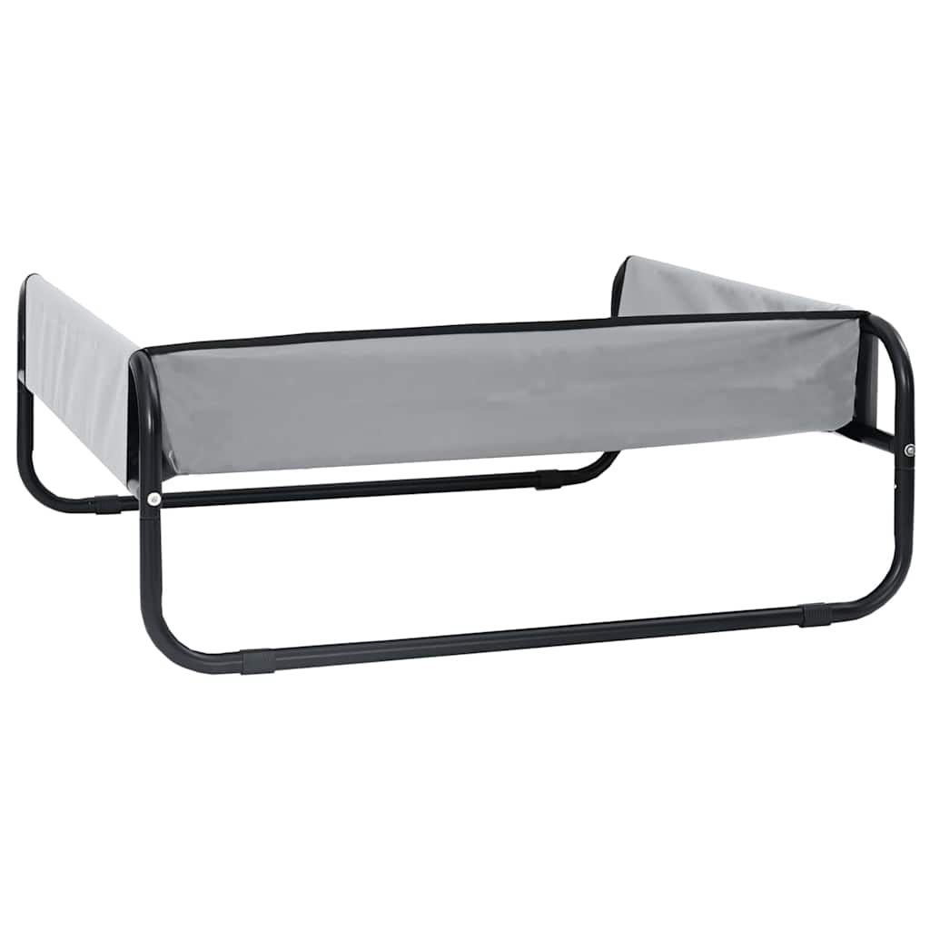 Koiran Peti Vaaleanharmaa S Oxford-Kangas Ja Teräs