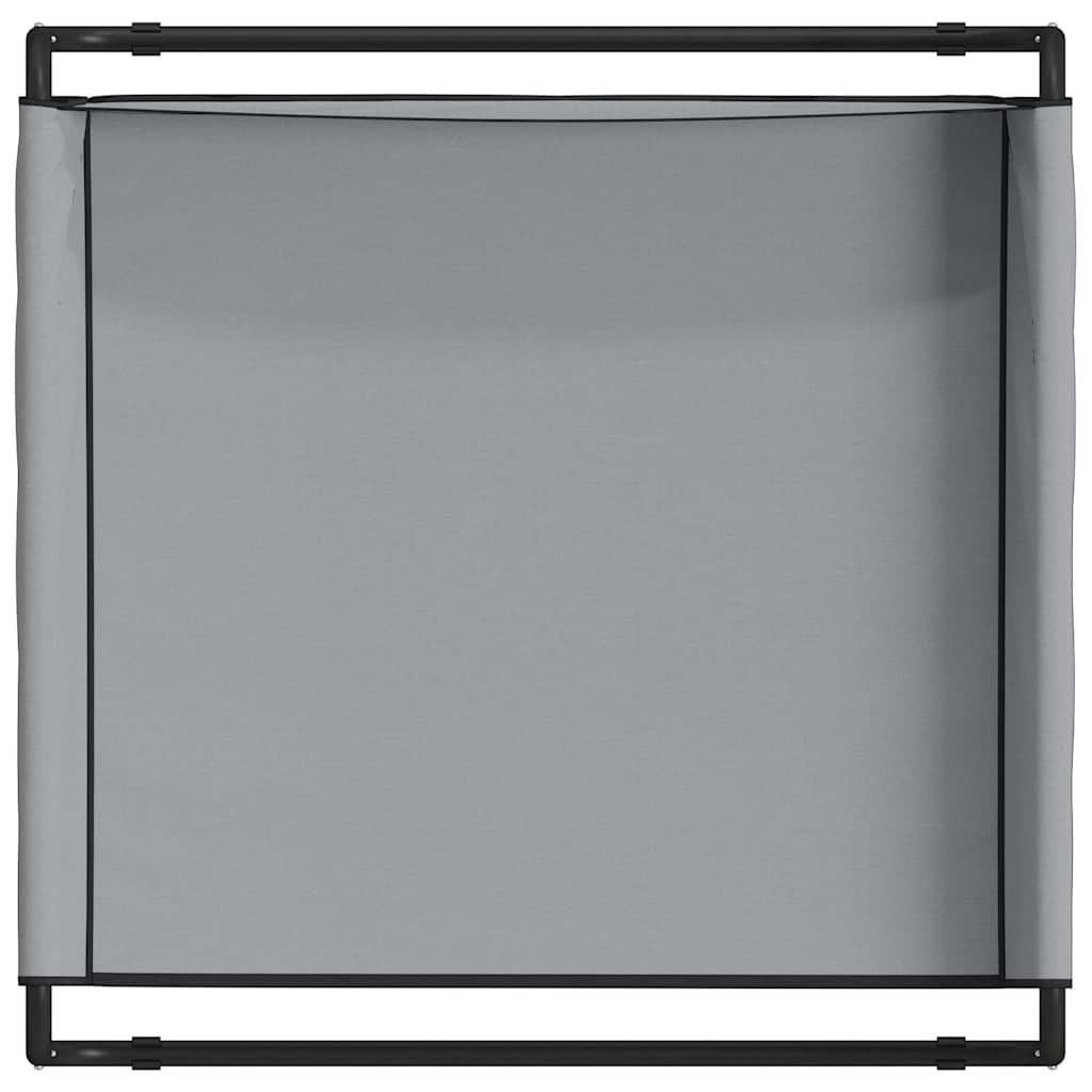 Koiran Peti Vaaleanharmaa S Oxford-Kangas Ja Teräs