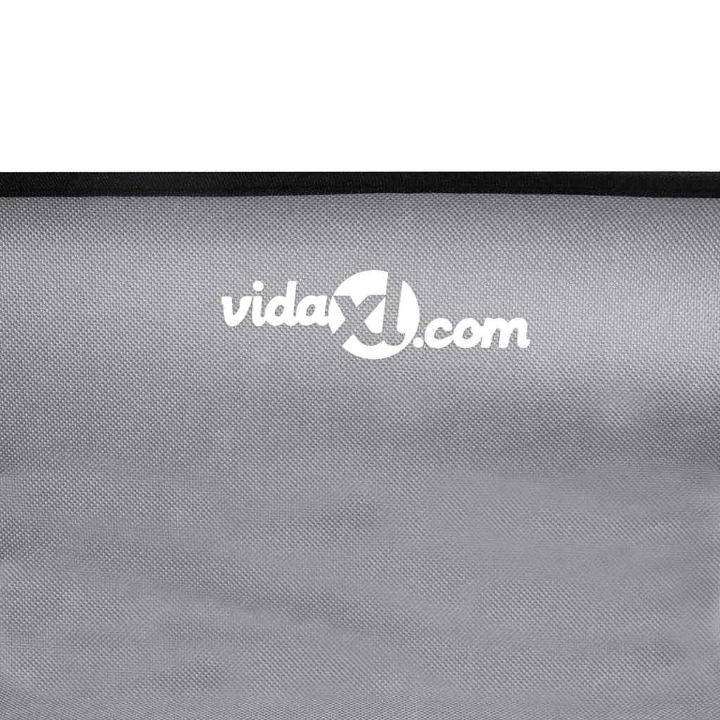 Koiran Peti Vaaleanharmaa L Oxford-Kangas Ja Teräs