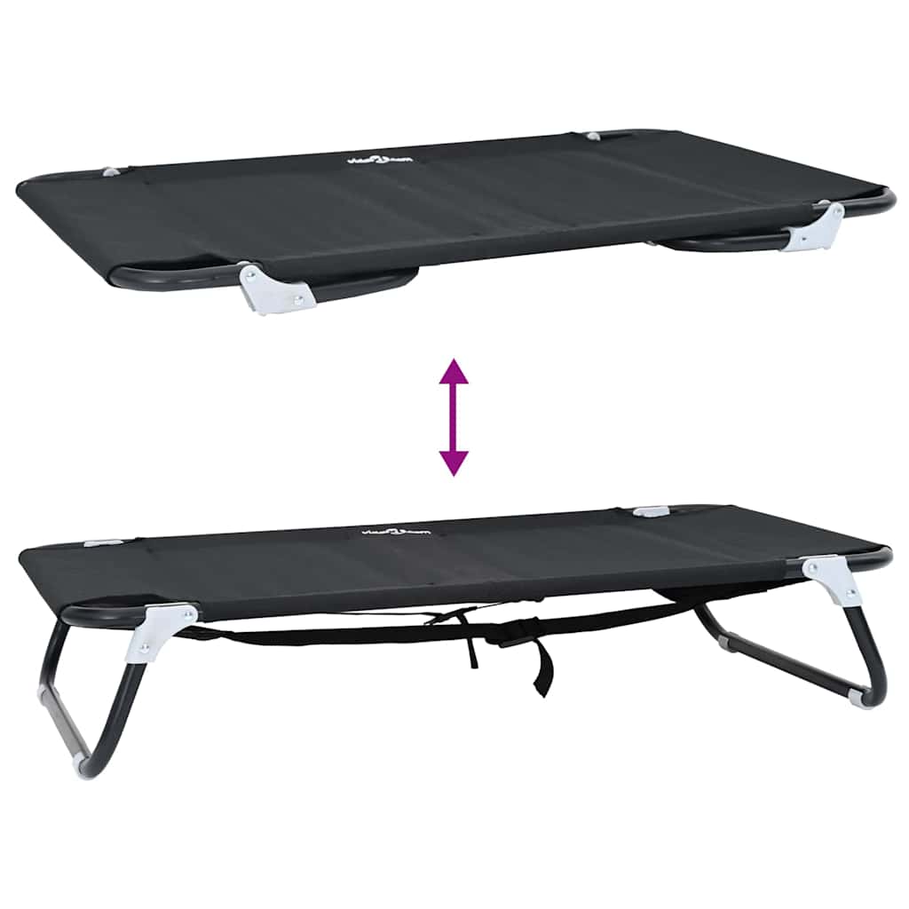 Koiran Peti Musta Ml Oxford-Kangas Ja Teräs