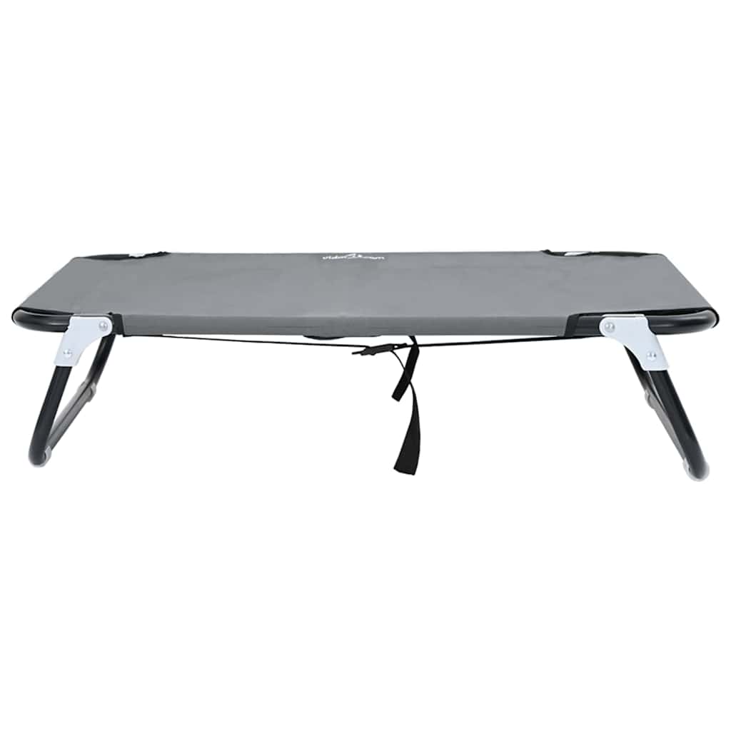 Koiran Peti Vaaleanharmaa M Oxford-Kangas Ja Teräs