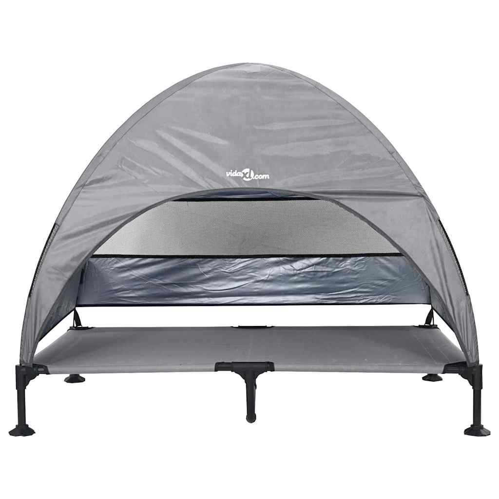 Korotettu Koiranpeti Vaaleanharmaa 127 X 81 X 108 Cm