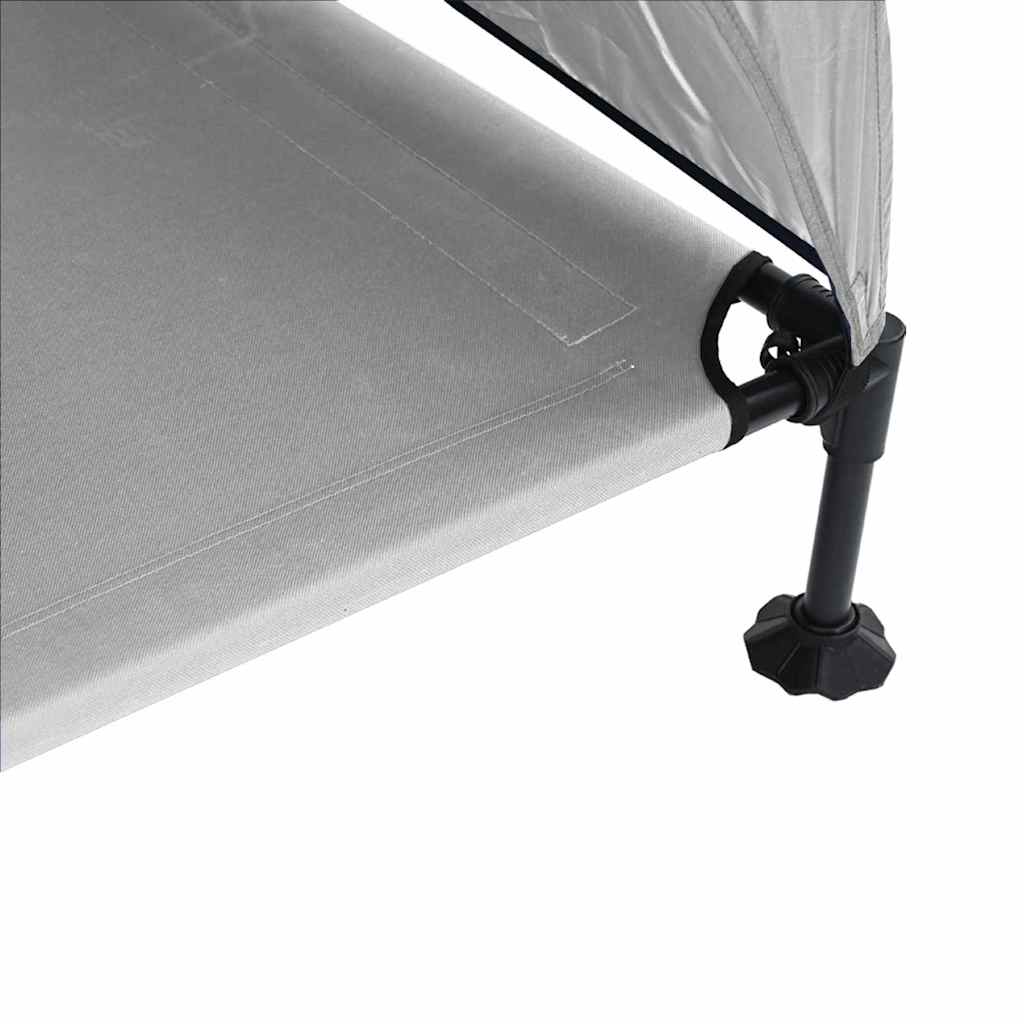 Korotettu Koiranpeti Harmaa Hopea 127 X 81 X 108 Cm