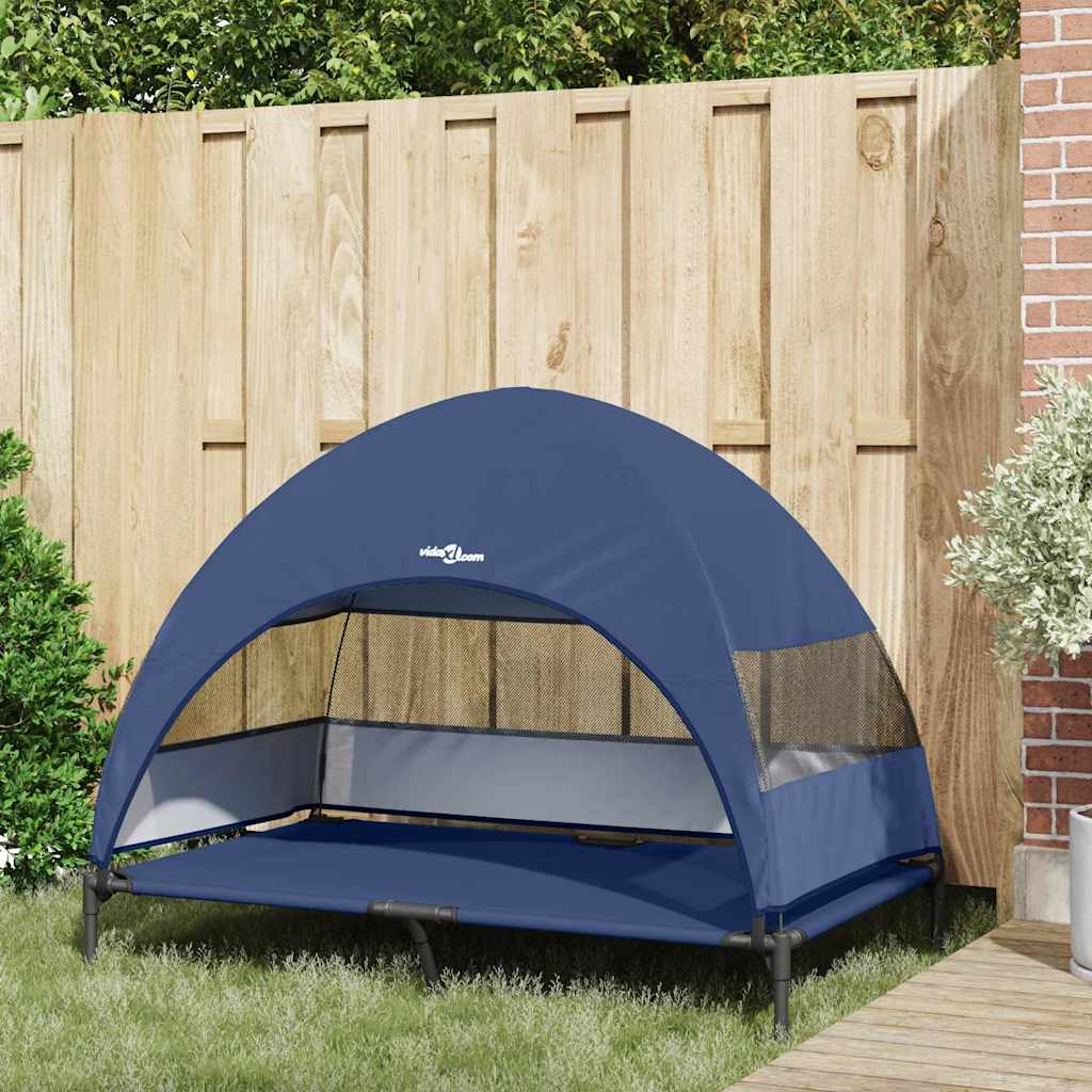 Korotettu Koiranpeti Laivastonsininen 127 X 81 X 108 Cm