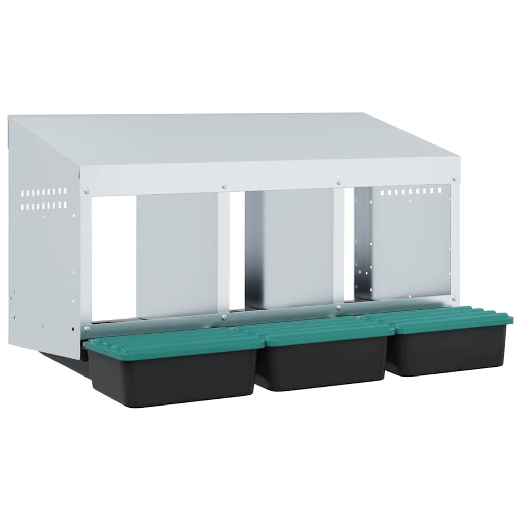 Kanan Pesälaatikko 3 Lokeroa Seinälle Kiinnitettävä Galvanoitu Teräs