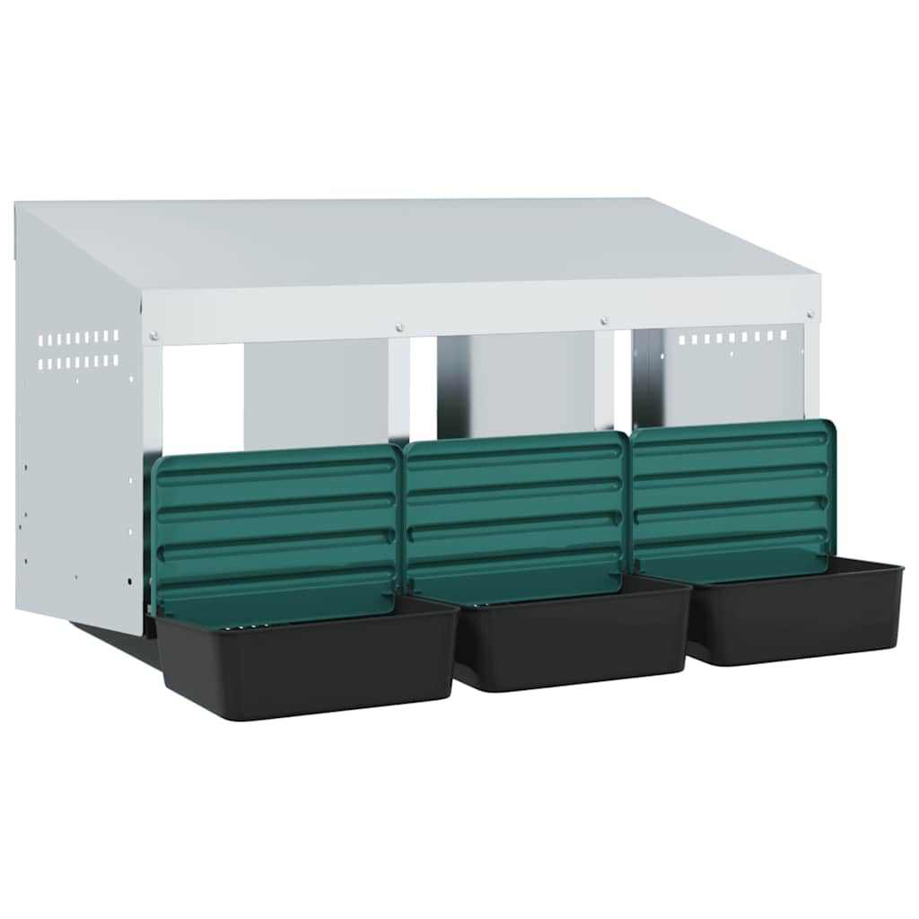 Kanan Pesälaatikko 3 Lokeroa Seinälle Kiinnitettävä Galvanoitu Teräs