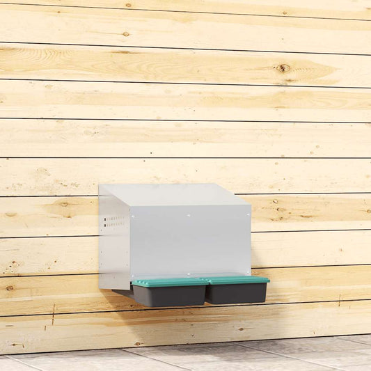 Kananpesälaatikko 2 Lokeroa Seinäkiinnitys Sinkitty Teräs