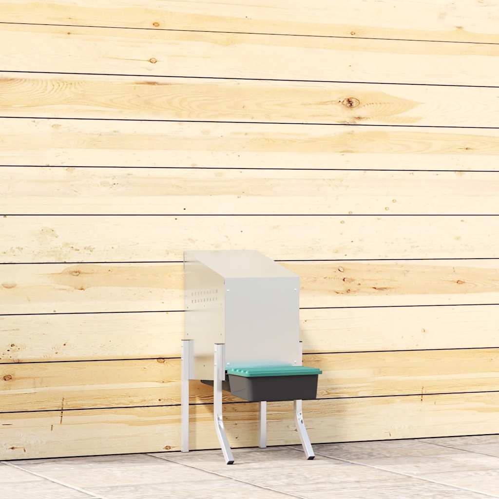 Kanan Pesälaatikko 3 Lokeroa Jaloilla Galvanoitu Teräs