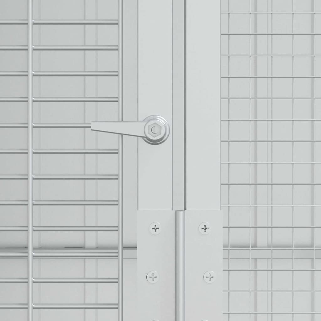 Lintuhäkki Antrasiitti 215 X 310 X 247 Cm Galvanoitu Teräs