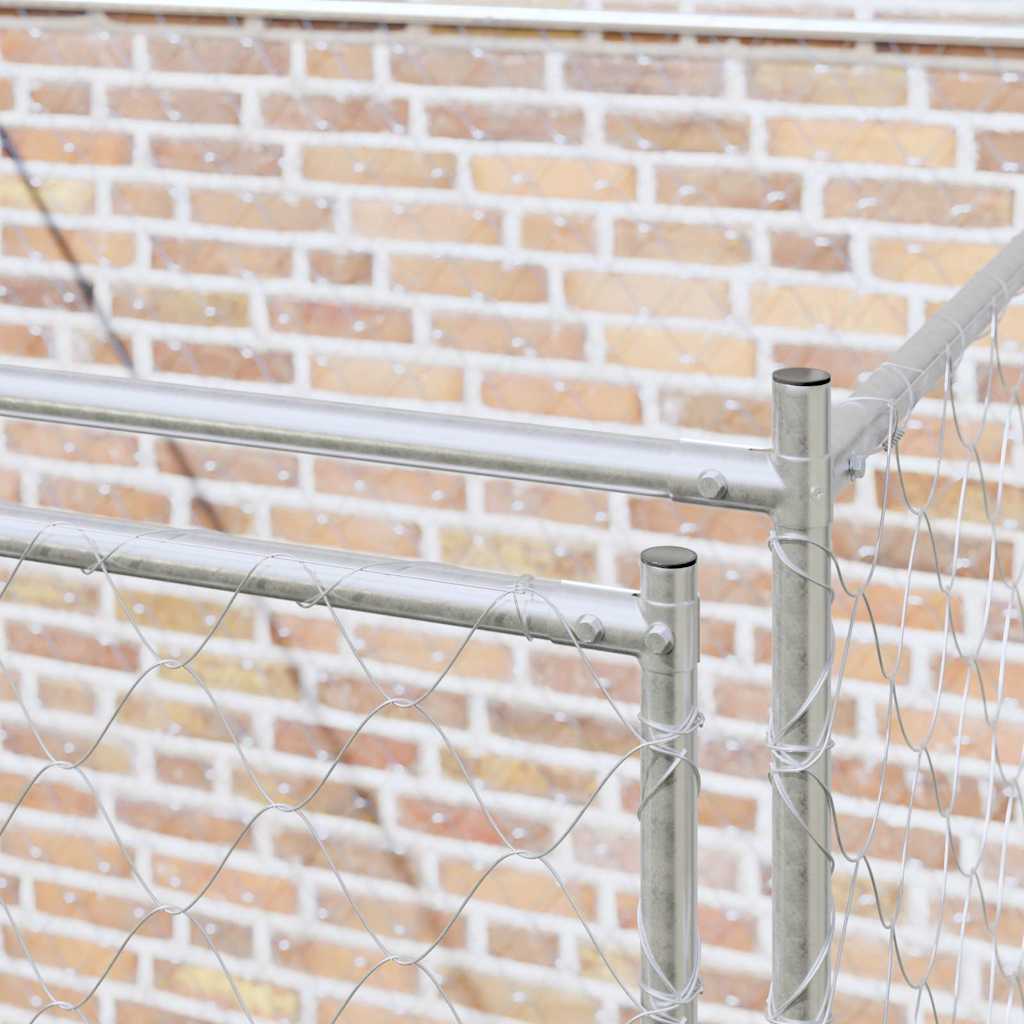 Koiranhäkki 2 X 2 X 2 M Teräs