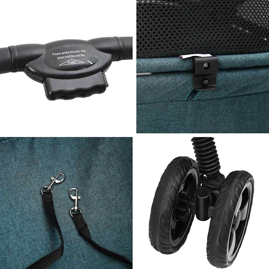 Käytävä Lemmikkiratkaisu Säädettävä Vihreä 81 X 47 X 99 Cm