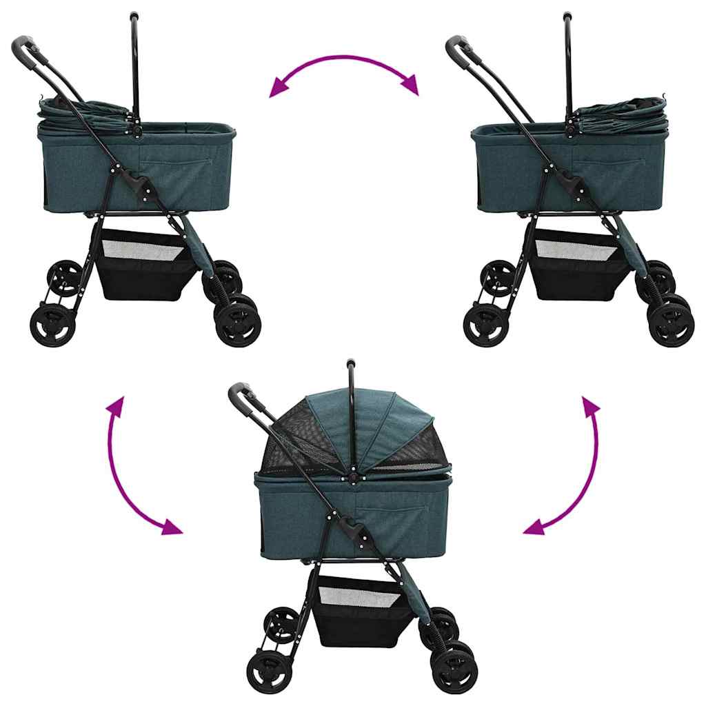 Käytävä Lemmikkiratkaisu Säädettävä Vihreä 81 X 47 X 99 Cm