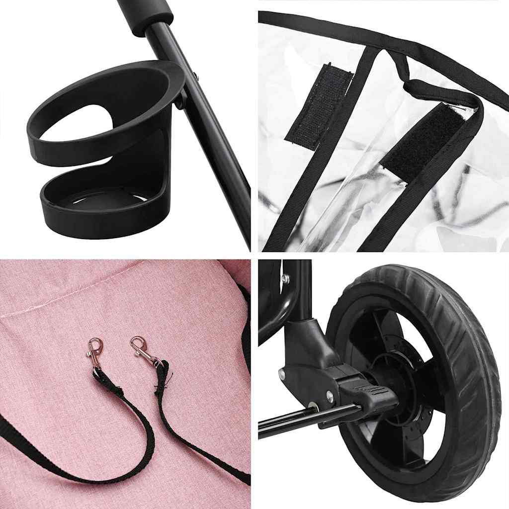 Käytävä Lemmikkiratkaisu Säädettävä Pinkki 78 X 54 X 101 Cm