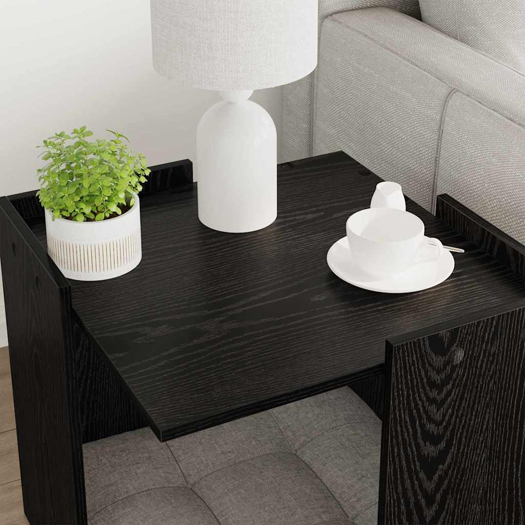 Kissan Hiekka-Aitaus Musta Tammi 53 X 53 X 51 Cm Tekninen Puu