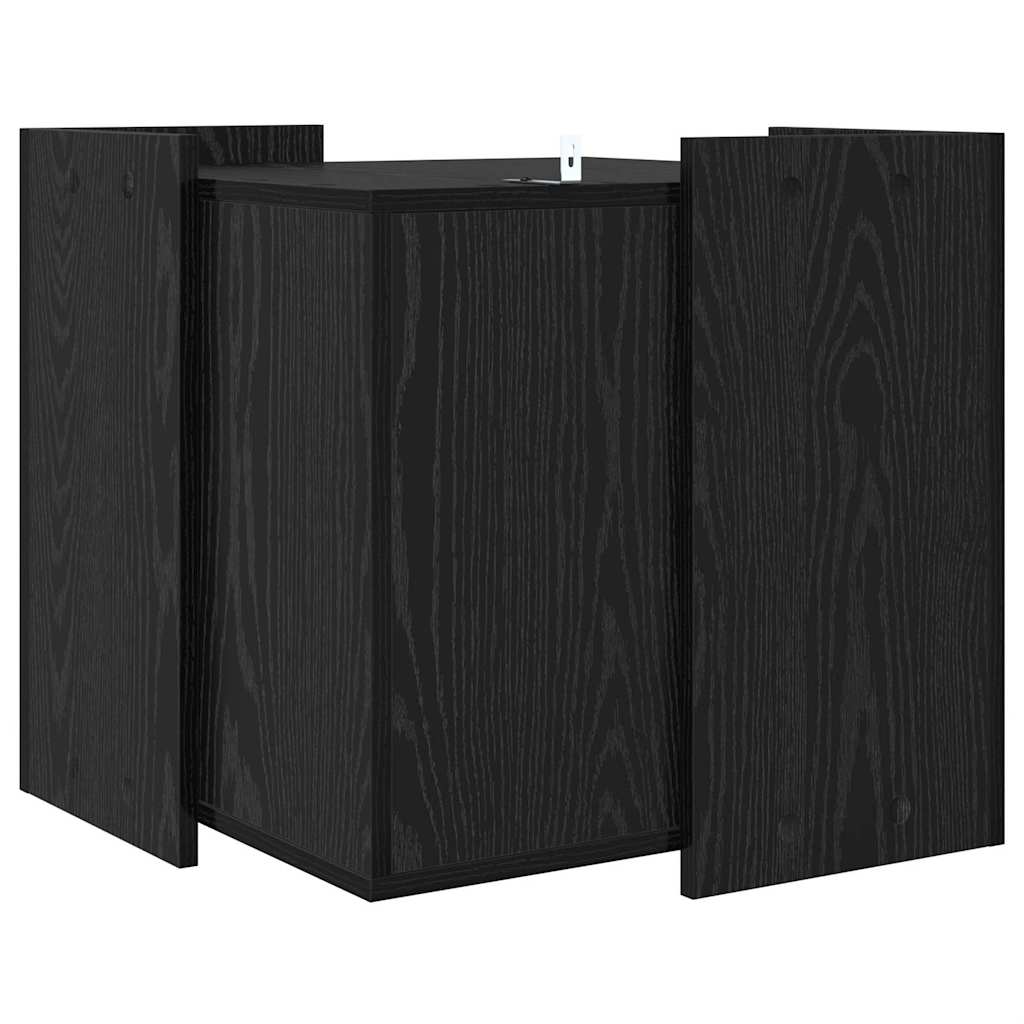 Kissan Hiekka-Aitaus Musta Tammi 53 X 53 X 51 Cm Tekninen Puu