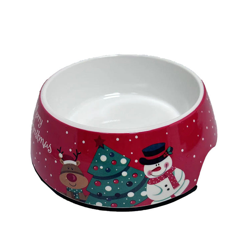 Christmas Pet Bowl Stainless Steel