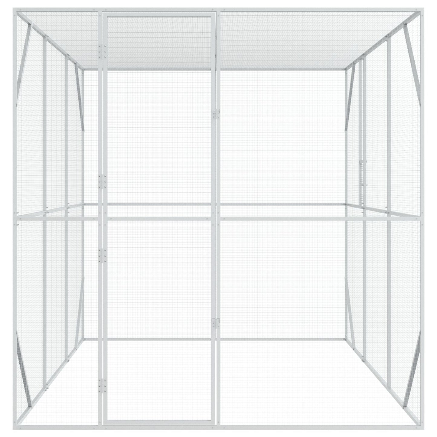 Lintuhäkki Anthracite 302X206X214 Cm Teräs