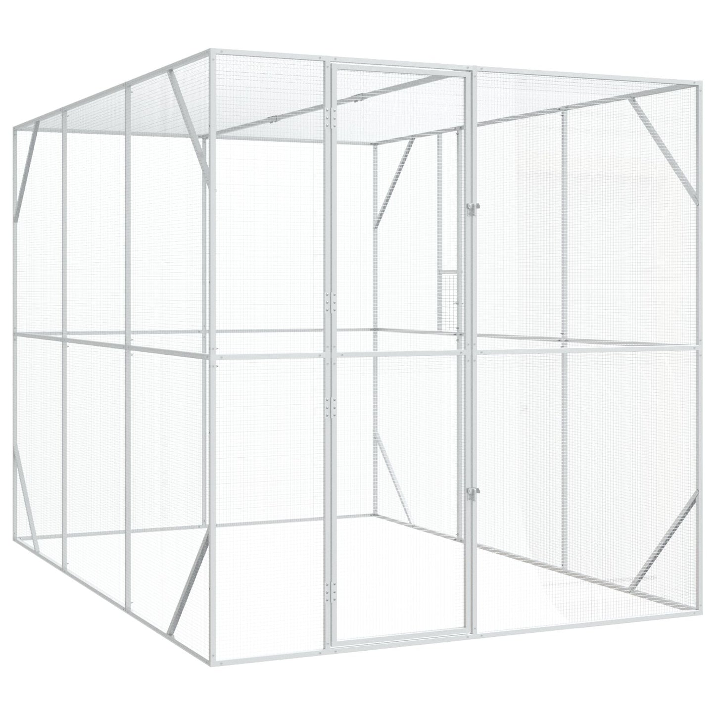Lintuhäkki Anthracite 302X206X214 Cm Teräs