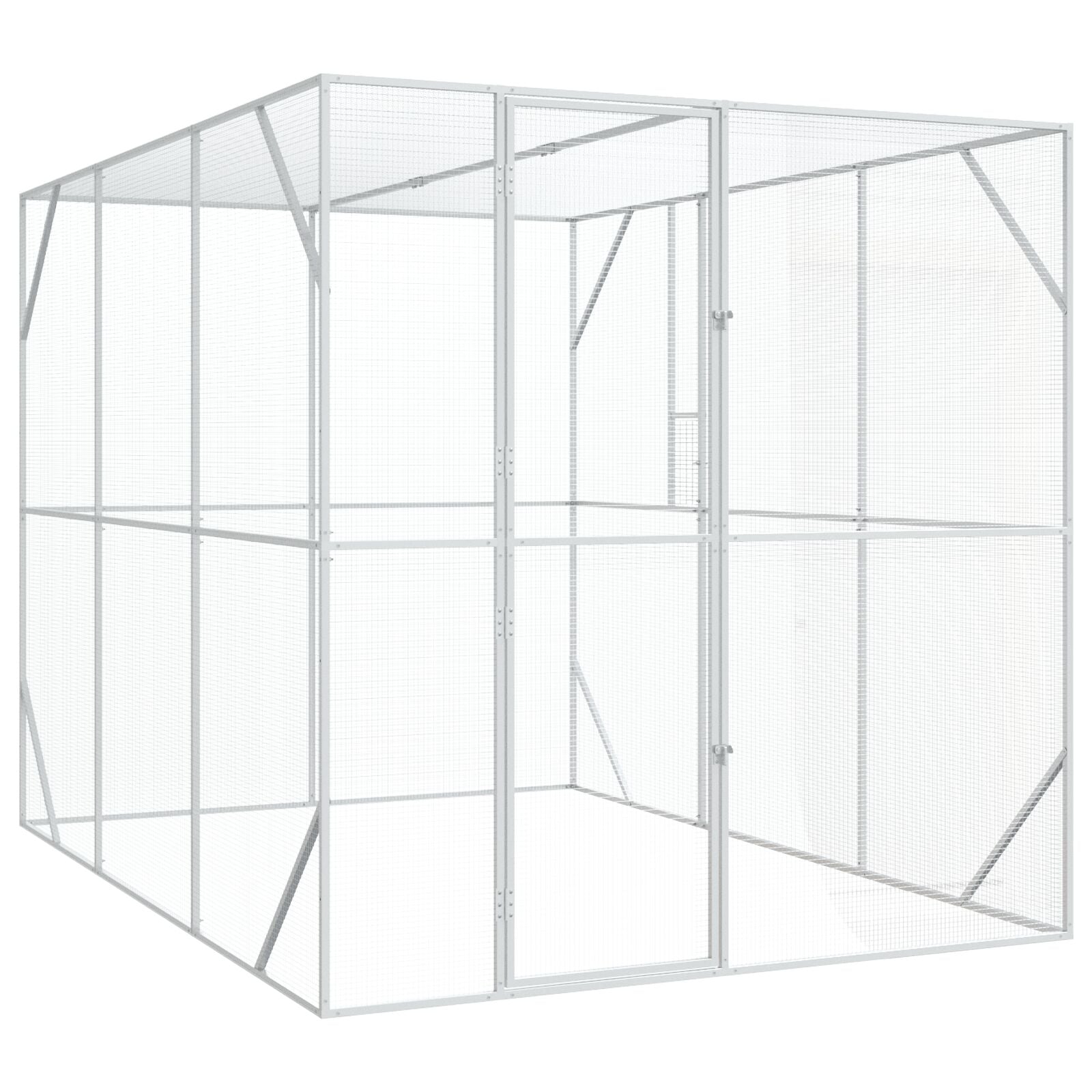 Lintuhäkki Anthracite 302X206X214 Cm Teräs
