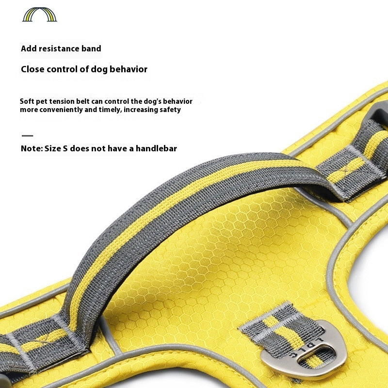 Shock Absorption Comfortable Night Vision Reflective Pet Harness