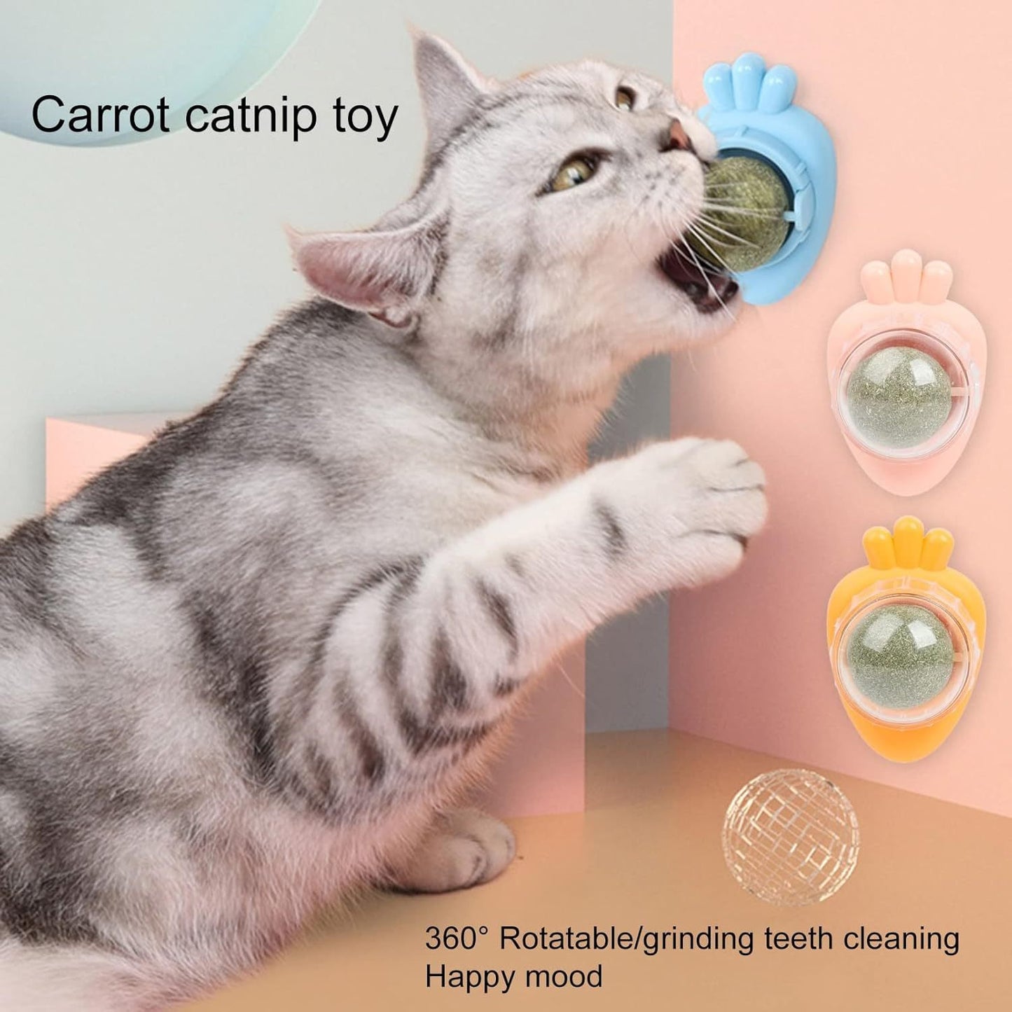 Kattmynta Självhäftande Morotsformad Leksak