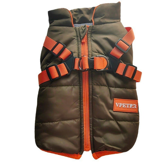 Thick Cotton-padded Vest For Small And Medium Sized Dogs